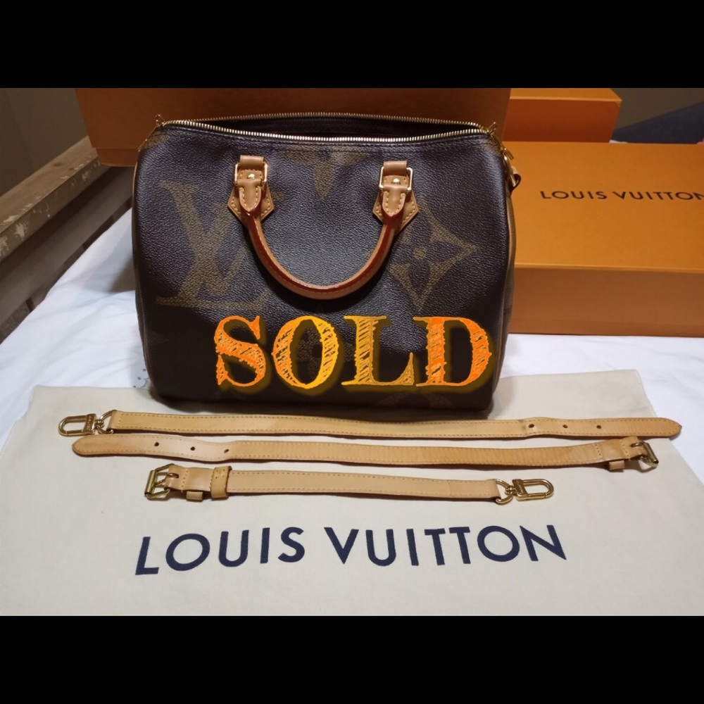 Louis Vuitton Speedy 30 Bandouliere Giant reserve